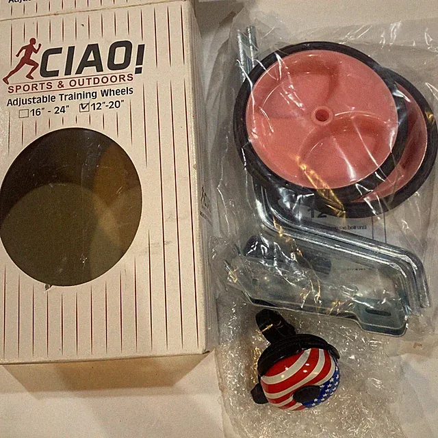 Ciao! Sports & Outdoors Adjustable Training Wheels pink Includes Bell. B15