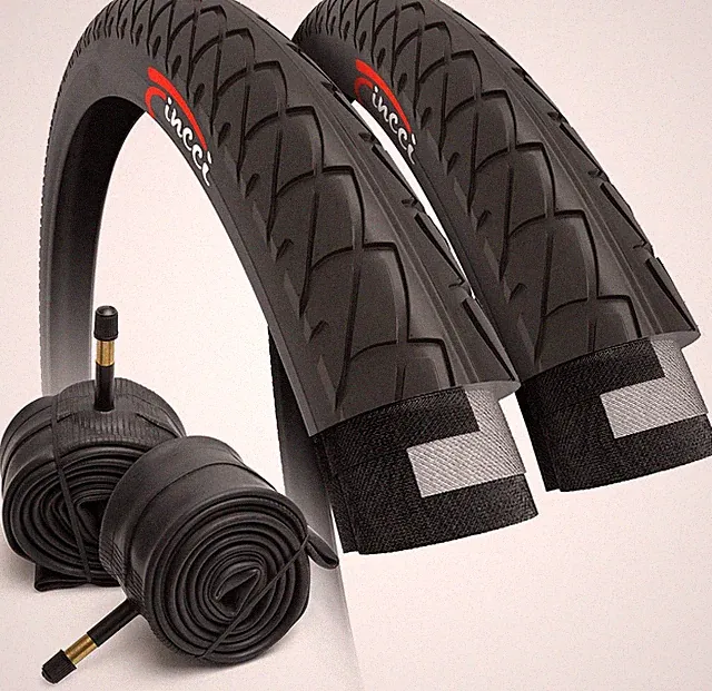 Foldable City Bike Tire Compatible with Road and Electric Bicycles