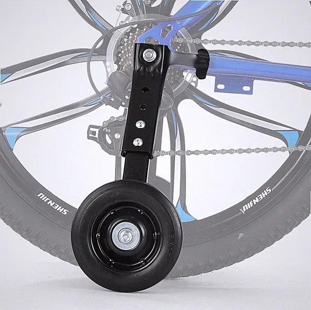 Heavy-Duty Bike Training Wheels 24-26 Inch Adjustable Stabilizers 300LB Capacity